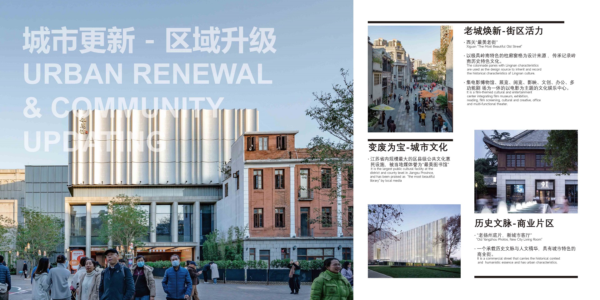城市建筑照，展示了现代都市的高楼大厦和繁忙街道
