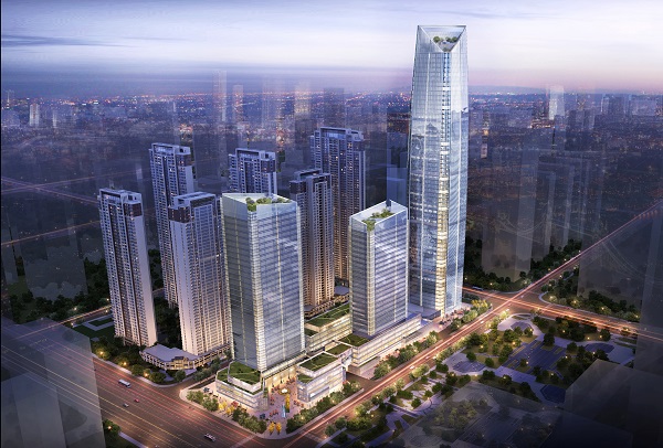 汉阳杨泗港地区新港长江城启动片k地块
